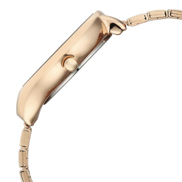 Fastrack Gelato champagne multifunction metal strap watch with Matcha green dial for Girls - image number 5