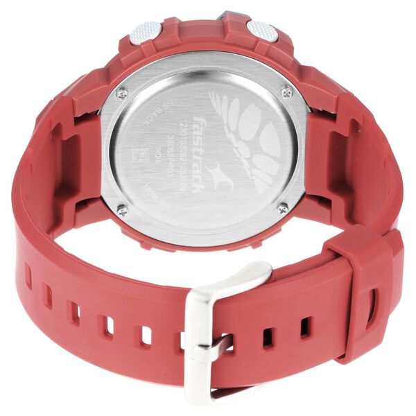Fastrack Streetwear Digital Grey Dial Silicone Strap Watch for Guys - image number 6