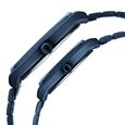 Fastrack Mixmatched Quartz Analog Multicoloured Dial Two Toned Stainless Steel Strap Watch For Couple - image number 3