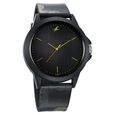 Fastrack Tees Urbanique Quartz Analog Black Dial Silicon Strap Watch For Unisex - image number 1