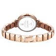 Fastrack Vyb Enigma Quartz Analog Mother of Pearl Dial Rose Gold Color Metal Strap Watch For Girls - image number 5