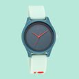 Fastrack Monochrome Quartz Analog Blue Dial Silicone Strap Watch for Girls - image number 0