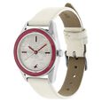 Fastrack Quartz Analog Silver Dial Leather Strap Watch for Girls - image number 1