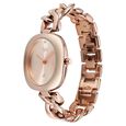 Vyb Spotlight By Fastrack Quartz Analog Rose Gold Dial Rose Gold Metal Strap Watch For Girls - image number 4