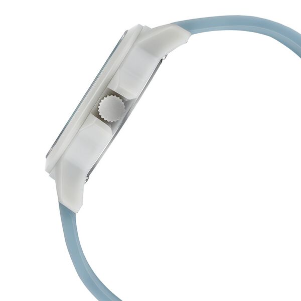 Fastrack Tees Quartz Analog Blue Dial Silicone Strap Unisex Watch - image number 3