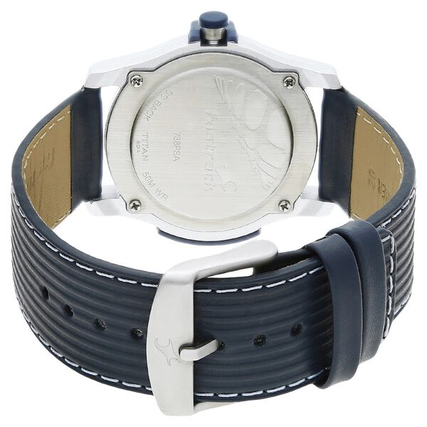 Fastrack Quartz Analog Silver Dial Plastic Strap Unisex Watch - image number 3