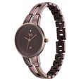 Fastrack Vyb Halo Quartz Analog Brown Dial Metal Strap Watch for Girls - image number 3