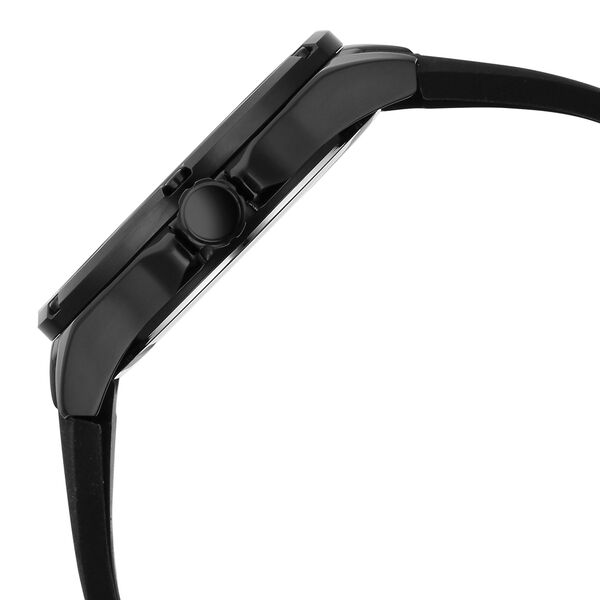 Vyb Challenger By Fastrack Quartz Analog Black Dial Silicone Strap Watch For Guys - image number 4