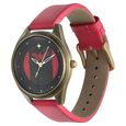 Fastrack Wonder Woman Quartz Analog Red Dial Leather Strap Watch for Girls - image number 3