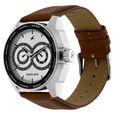 Fastrack Quartz Analog White Dial Leather Strap Watch for Guys - image number 1