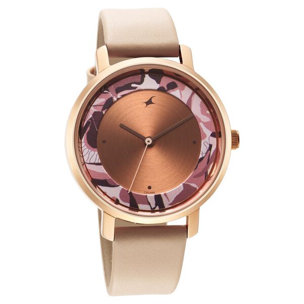 Fastrack Urban Camo Brown Dial Watch for Girls - image number 0