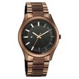 Fastrack Wild Quartz Analog Black Dial Brown Metal Strap Watch For Guys - image number 4