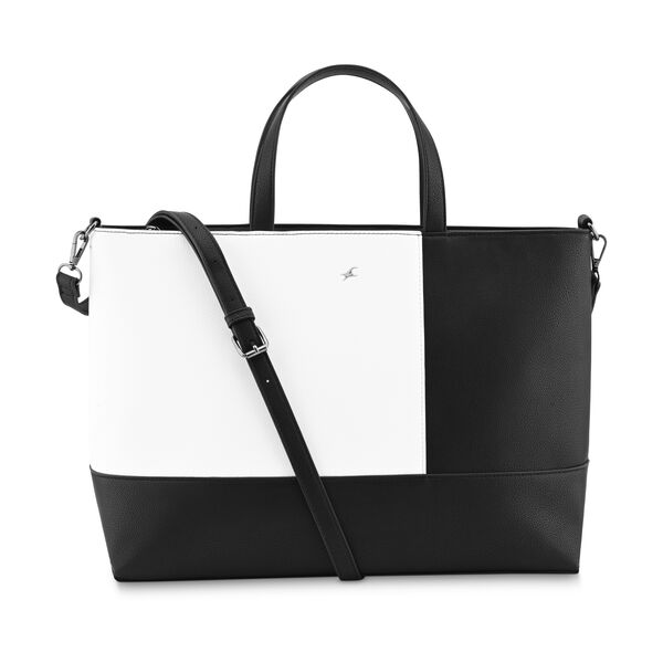 Fastrack ColourPop Laptop Tote in White and  black - image number 1
