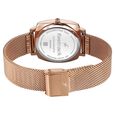 Fastrack Stunners Quartz Analog Brown Dial Rose Gold Stainless Steel Strap Watch For Girls - image number 5