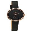 Vyb Mirage By Fastrack Quartz Analog Black Dial Black Split leather Strap Watch For Girls - image number 2