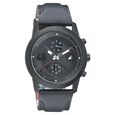 Fastrack Go Skate Quartz Multifunction Black Dial Stainless Steel Strap Watch for Guys