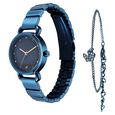 Fastrack Pulse Quartz Analog Blue Dial Stainless Steel Strap Watch for Girls - image number 2