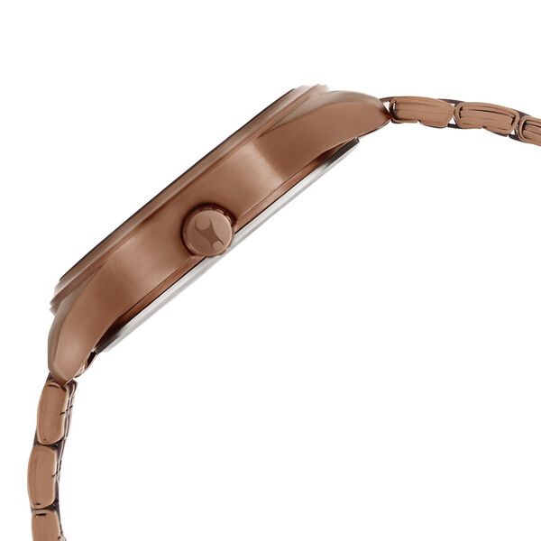 Fastrack Crush Quartz Analog Brown Dial Stainless Steel Strap Watch for Guys - image number 3