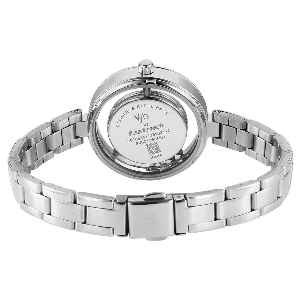 Buy Online Vyb Starlet By Fastrack Quartz Analog Mother of Pearl