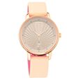 Fastrack Ruffles Quartz Analog with Date Beige Dial Leather Strap Watch for Girls - image number 1