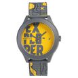 Fastrack Quartz Analog Black Dial Silicone Strap Watch for Unisex