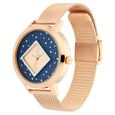 Fastrack Fit Outs Quartz Analog Blue Dial Metal Strap Watch for Girls - image number 2