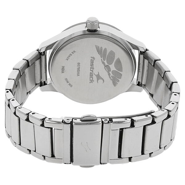 Fastrack Quartz Analog Blue Dial Stainless Steel Strap Watch for Girls - image number 3