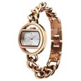 Vyb Spotlight By Fastrack Quartz Analog Silver Dial Rose Gold Metal Strap Watch For Girls - image number 2