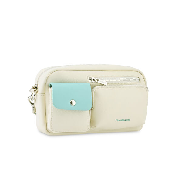Fastrack Zip-Zone Sling Bag in White - image number 3