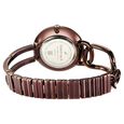 Fastrack Opulence Quartz Analog Black Dial Brown Metal Strap Watch For Girls - image number 4