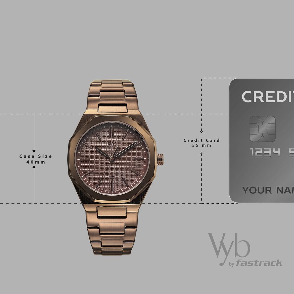 Buy Online Vyb Challenger By Fastrack Quartz Analog Brown Dial