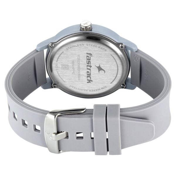 Fastrack Y2K Analog with Icy Blue Dial Silicon Strap Watch for Guys - image number 5