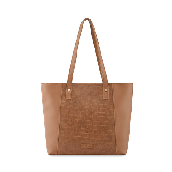 Fastrack Tan Large Tote Bag for Women - image number 1