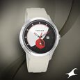 Fastrack Urban Bounce Quartz Analog Black Dial Silicone Strap Watch for Guys