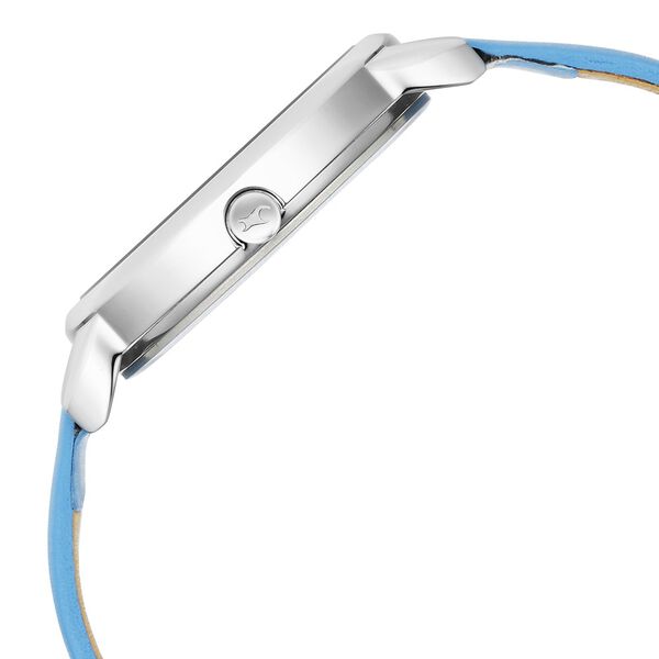 Fastrack Stunners Quartz Analog Blue Dial Leather Strap Watch for Girls - image number 3