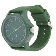 Fastrack The Minimalists Quartz Analog Green Dial Silicone Strap Unisex Watch - image number 1