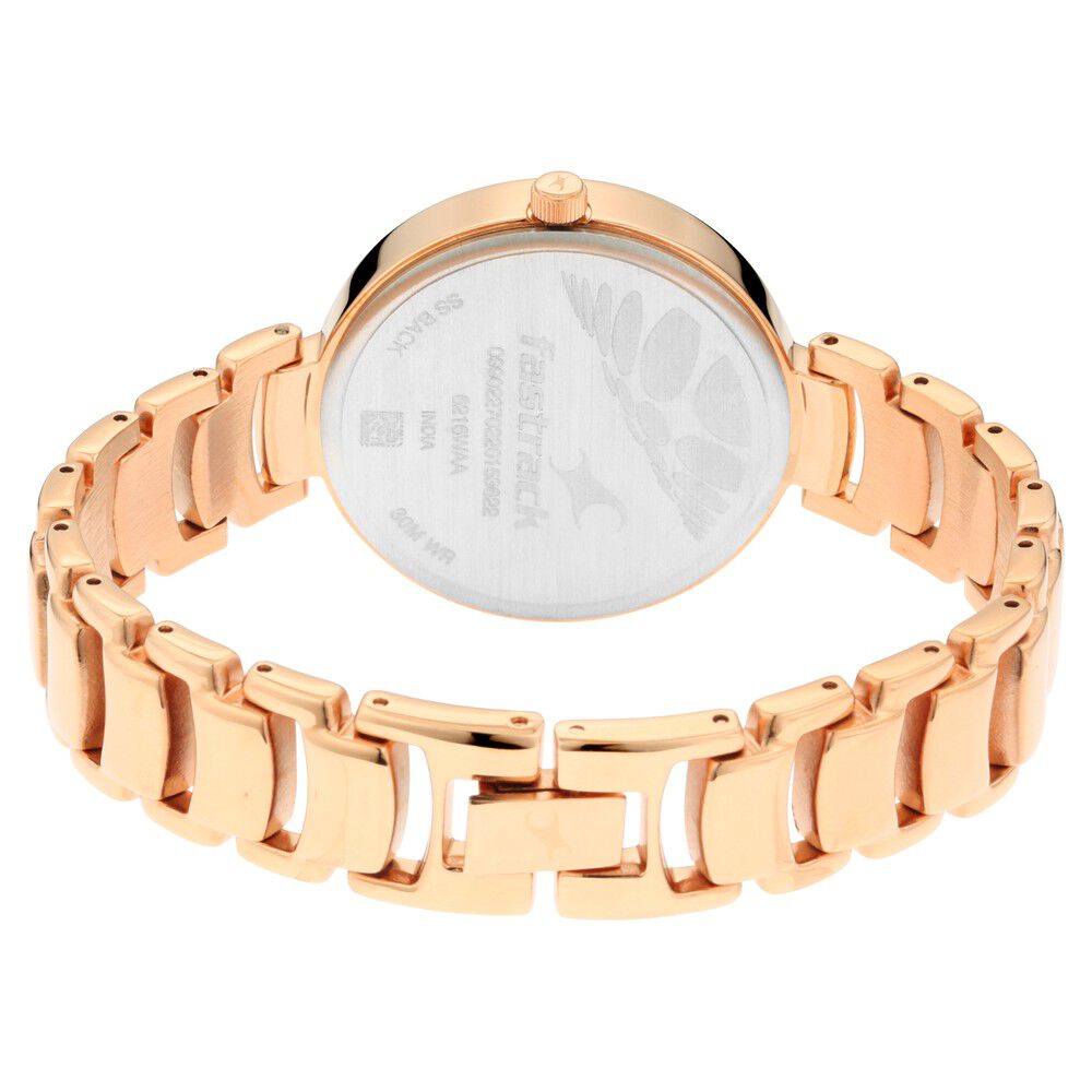 Fastrack ruffles rose best sale gold