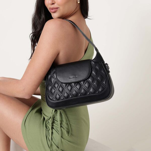 Carry curve satchel - black - image number 0