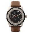Fastrack Quartz Analog Black Dial Leather Strap Watch for Guys - image number 1