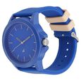 Fastrack The Minimalists Quartz Analog Blue Dial Silicone Strap Unisex Watch - image number 1
