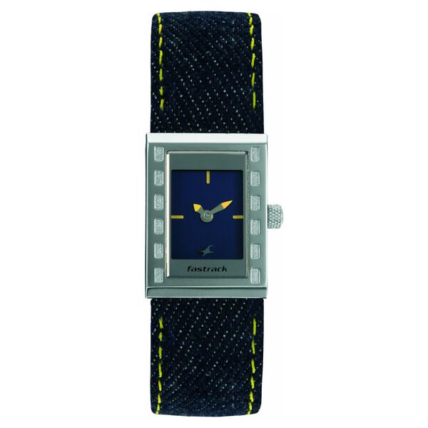 Fastrack Quartz Analog Blue Dial Fabric Strap Watch for Girls - image number 0