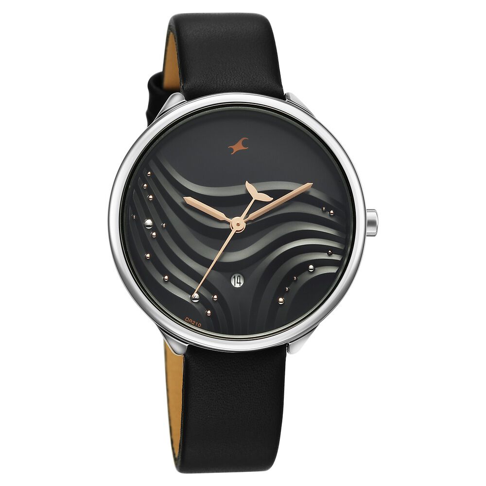 Buy Online Fastrack Oceanyx Quartz Analog with Date Black Dial
