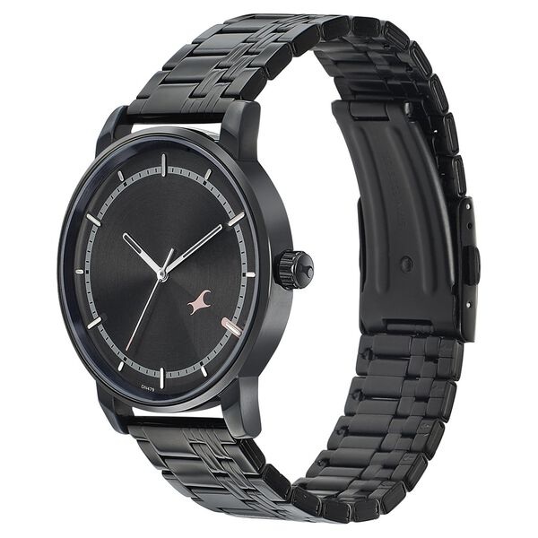 Fastrack Style Up Grey Dial Stainless Steel Strap Watch for Guys - image number 2