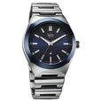 Vyb Arcane By Fastrack Quartz Analog Blue Dial Metal Strap Watch For Guys - image number 1