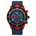 Fastrack All Nighters Quartz Multifunction Blue Dial Leather Strap Watch for Guys - image number 2