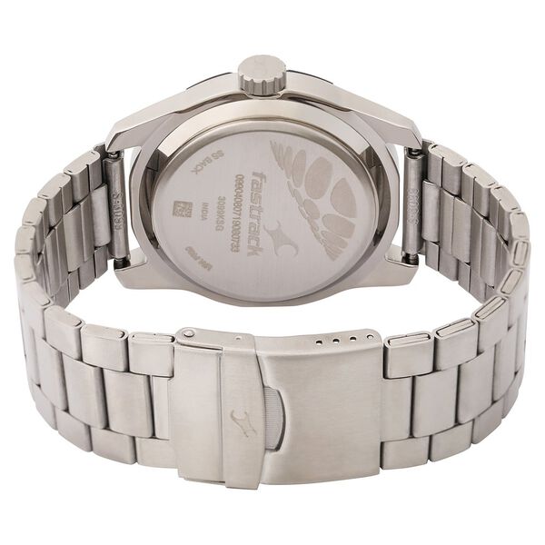 Fastrack Quartz Analog Black Dial Stainless Steel Strap Watch for Guys - image number 4