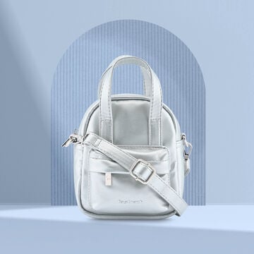 Fastrack Mini Metallic Sling in Silver