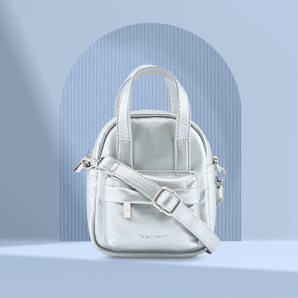 Fastrack Mini Metallic Sling in Silver - image number 0