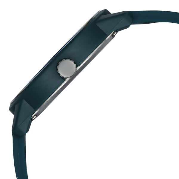 Fastrack Zine Quartz Analog Green Dial Green Silicone Strap Watch For Guys - image number 4