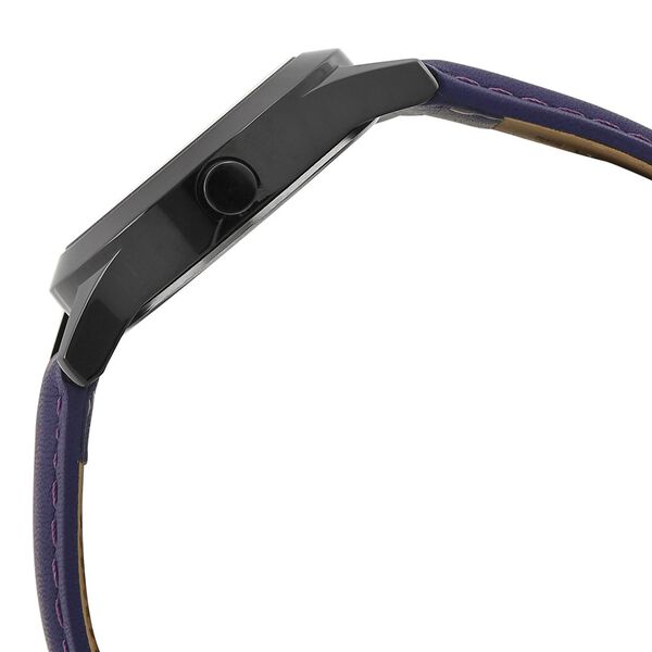 Fastrack All Nighters Quartz Analog Purple Dial Leather Strap Watch for Girls - image number 2